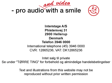 Interstage - pro audio with a smile