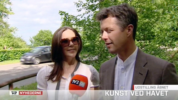 Kronprinsparret i TV2 Østjylland