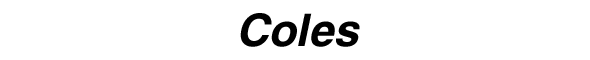 Coles