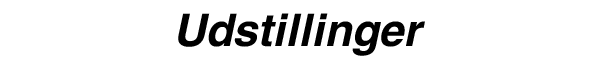 Udstillinger