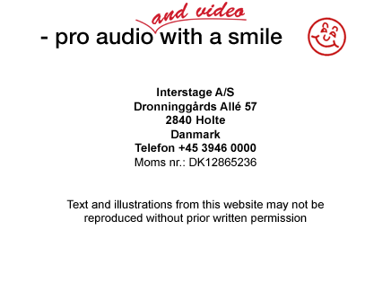 Interstage - pro audio with a smile
