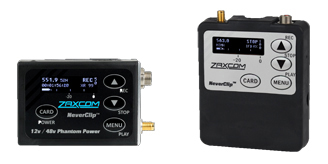 Zaxcom TRX-LA5 og ZMT-4 transmitters