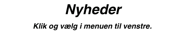 Nyheder