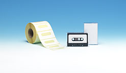 Cassette æsker, labels og kort