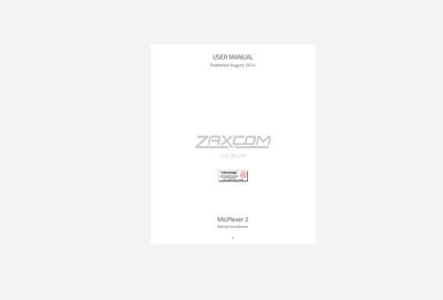 Cedar Audio DNS-8 brochure og manual