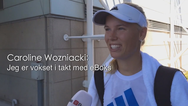 e-Boks interview med Caroline Wozniacki