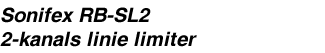 Sonifex RB-SL2 2-kanals limiter