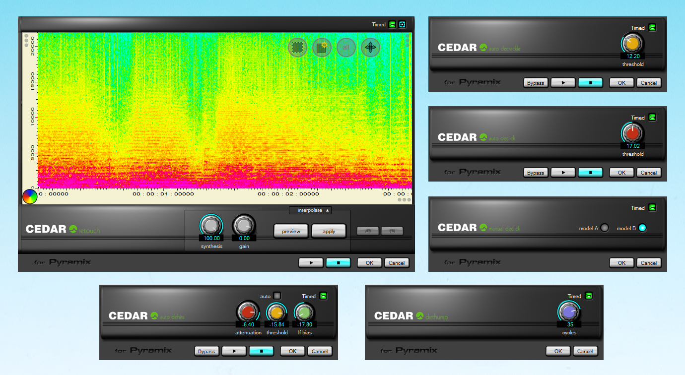 Cedar Audio for Pyramix 64